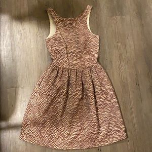 Zara Dotted Print Cute Fit & Flare Skater Dress